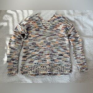 LOFT Size XS Sweater. Multi Color V-Neck